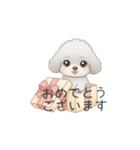 赤ちゃんトイプードル（使いやすい敬語）（個別スタンプ：40）
