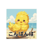 ぽっちゃりいした小鳥（個別スタンプ：3）