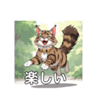 ペットの可愛いメインクーン（個別スタンプ：15）
