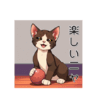 ペットの可愛いオリエンタルショートヘア（個別スタンプ：25）