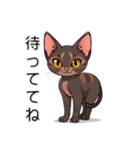 ペットの可愛いオリエンタルショートヘア（個別スタンプ：37）