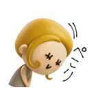 mottoの3Dアレコレ♡敬語（個別スタンプ：16）