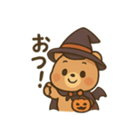 ハロウィンクマ/かわいい×日常会話×共感（個別スタンプ：2）