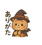 ハロウィンクマ/かわいい×日常会話×共感（個別スタンプ：3）