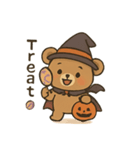 ハロウィンクマ/かわいい×日常会話×共感（個別スタンプ：31）