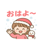 かわいいクリスマス冬スタンプ（個別スタンプ：3）