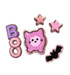 【Vol.EX3】ハロウィンDX キラキラシール風（個別スタンプ：6）
