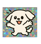 ホロきらマルチーズのぽよぽよ便り@SFW（個別スタンプ：3）