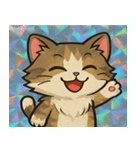 ホロきらラガマフィンのふわもこ時間@SFW（個別スタンプ：1）