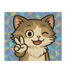 ホロきらラガマフィンのふわもこ時間@SFW（個別スタンプ：9）