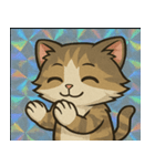 ホロきらラガマフィンのふわもこ時間@SFW（個別スタンプ：16）