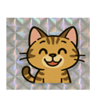 ホロきらベンガルのヒョウ柄速報@SFW（個別スタンプ：1）