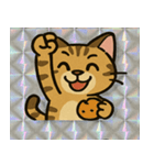 ホロきらベンガルのヒョウ柄速報@SFW（個別スタンプ：4）
