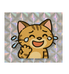 ホロきらベンガルのヒョウ柄速報@SFW（個別スタンプ：10）