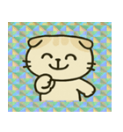 ホロきらスコティッシュのふにゃ日和@SFW（個別スタンプ：1）