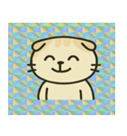 ホロきらスコティッシュのふにゃ日和@SFW（個別スタンプ：9）