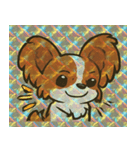 ホロきらパピヨンのふさふさ劇場@SFW（個別スタンプ：2）