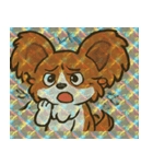 ホロきらパピヨンのふさふさ劇場@SFW（個別スタンプ：5）