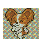 ホロきらパピヨンのふさふさ劇場@SFW（個別スタンプ：6）
