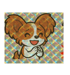 ホロきらパピヨンのふさふさ劇場@SFW（個別スタンプ：7）