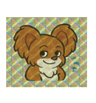 ホロきらパピヨンのふさふさ劇場@SFW（個別スタンプ：10）