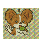 ホロきらパピヨンのふさふさ劇場@SFW（個別スタンプ：13）