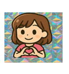 きらきらアイドルのひみつ日記@SFW（個別スタンプ：9）