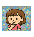 きらきらアイドルのひみつ日記@SFW（個別スタンプ：12）