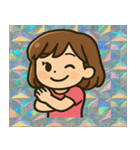 きらきらアイドルのひみつ日記@SFW（個別スタンプ：14）