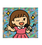 きらきらアイドルのひみつ日記@SFW（個別スタンプ：21）