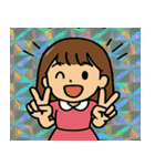きらきらアイドルのひみつ日記@SFW（個別スタンプ：23）