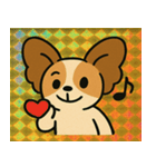 ホロきらパピヨンのぴょんぴょん便@SFW（個別スタンプ：7）