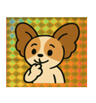 ホロきらパピヨンのぴょんぴょん便@SFW（個別スタンプ：8）