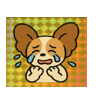 ホロきらパピヨンのぴょんぴょん便@SFW（個別スタンプ：9）