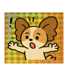 ホロきらパピヨンのぴょんぴょん便@SFW（個別スタンプ：11）