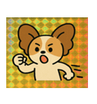 ホロきらパピヨンのぴょんぴょん便@SFW（個別スタンプ：12）