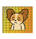 ホロきらパピヨンのぴょんぴょん便@SFW（個別スタンプ：14）