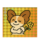 ホロきらパピヨンのぴょんぴょん便@SFW（個別スタンプ：16）