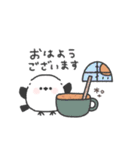 ちびっこシマエナガ◎秋のあいさつ（個別スタンプ：5）