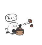 ちびっこシマエナガ◎秋のあいさつ（個別スタンプ：12）