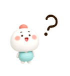 まるこ。ぷくぷく3D。（個別スタンプ：15）