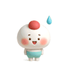 まるこ。ぷくぷく3D。（個別スタンプ：18）