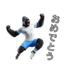 ゴリラ×サッカー！リアル3D！第九弾！（個別スタンプ：8）
