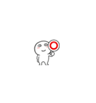 超小さい丸くて白いヤツ68（個別スタンプ：15）