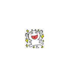 超小さい丸くて白いヤツ68（個別スタンプ：17）