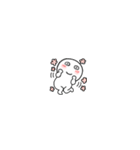 超小さい丸くて白いヤツ68（個別スタンプ：18）