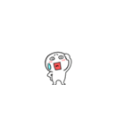 超小さい丸くて白いヤツ68（個別スタンプ：24）