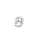 超小さい丸くて白いヤツ68（個別スタンプ：34）
