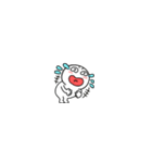 超小さい丸くて白いヤツ68（個別スタンプ：37）