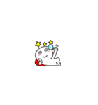 超小さい丸くて白いヤツ68（個別スタンプ：38）